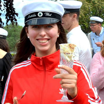 En glad student