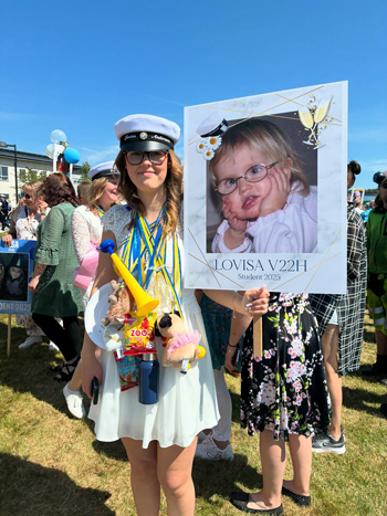 Glada studenter